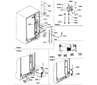 Amana SXD322S2W-P1305702WW cabinet back diagram