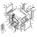 Caloric RLS669UW/P1142769NW cabinet diagram