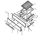 Caloric RLS666UW/P1142768NW broiler drawer-after march 1,1992(date code 9203) diagram