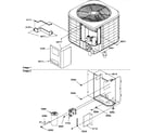 Amana RCB36A4B/P1205306C unit & control box assembly diagram