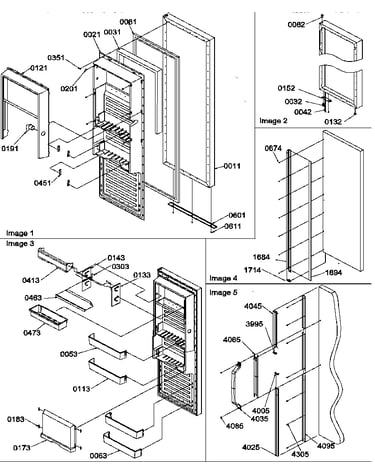 Refrigerator door