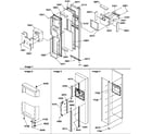 Amana SRD27TPE-P1190312WE freezer door diagram