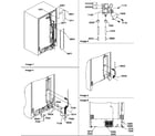 Amana SRD27TPE-P1190312WE cabinet back diagram