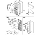 Amana SRD325S5L-P1307201WL refrigerator door diagram