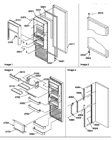Refrigerator door