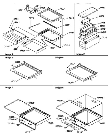 Deli, shelves, crisper assemblies and accessories
