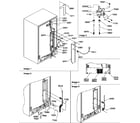 Amana SRD325S5E-P1307201WE cabinet back diagram