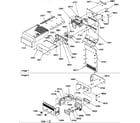 Amana SRD325S5E-P1307201WE ice maker/control assy diagram