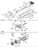 Ice bucket auger, ice maker and ice maker parts