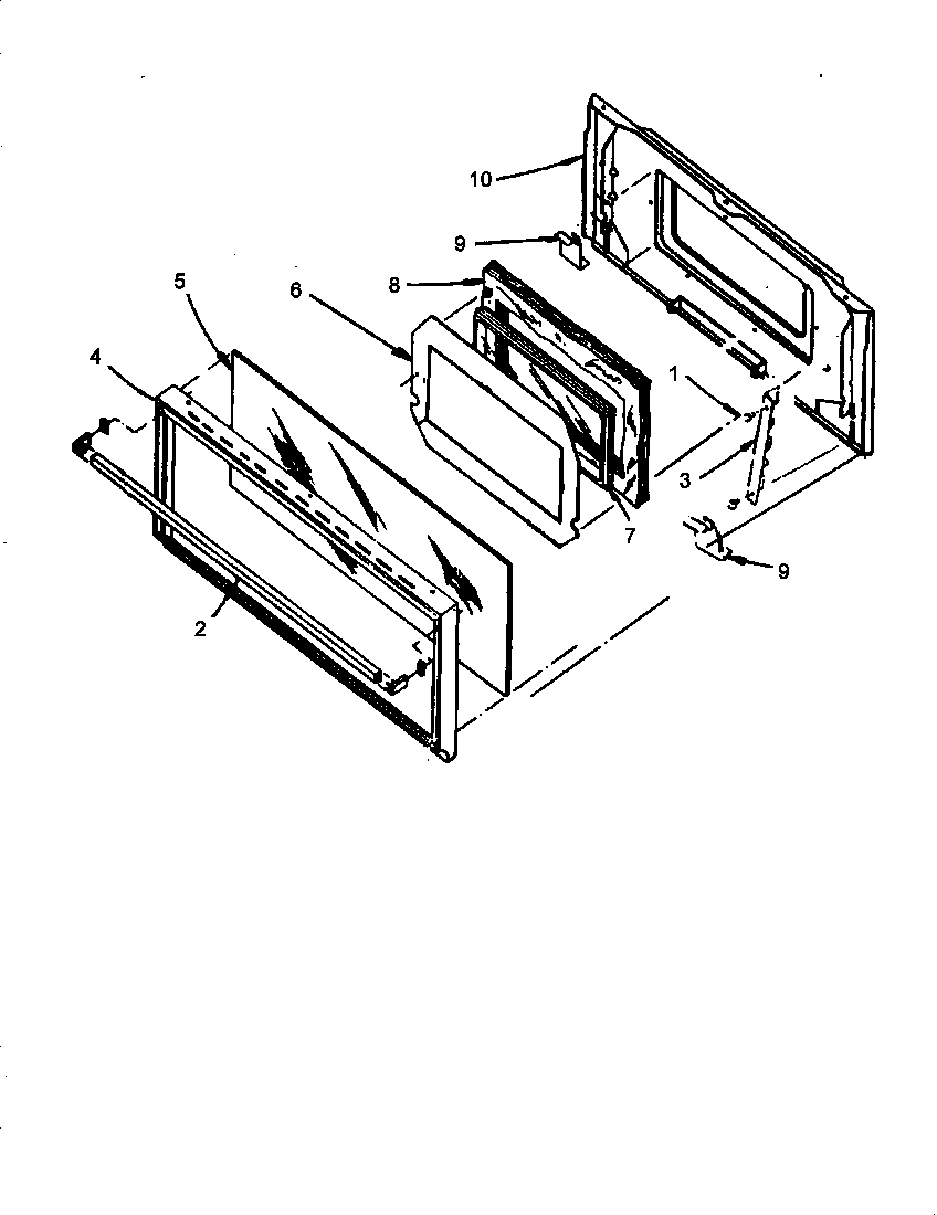 Oven door