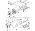 Amana ATS518SW-P1183714WW ice maker assembly and parts diagram