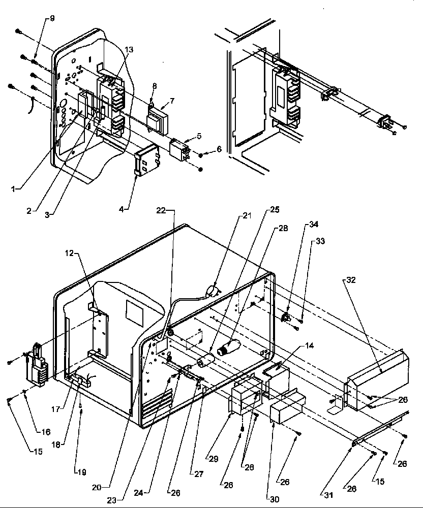 Front/back panel