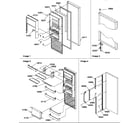 Amana SRD327S3W-P1307104WW refrigerator door diagram
