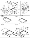 Deli, shelves, crisper assemblies and accessories