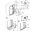 Amana SRD327S3W-P1307102WW cabinet back diagram
