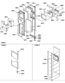 Interior freezer door