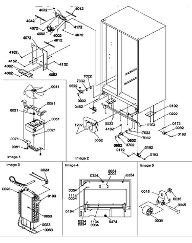 Drain system, rollers, and evaporator assy