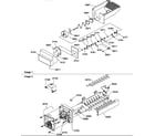 Amana SCD25TL-P1190426WL ice bucket auger and ice maker parts diagram