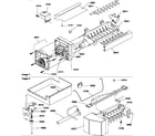 Amana BRF520TE-P1301501WE ice maker assembly and parts diagram