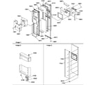Amana SRDE27TPW-P1190603WW freezer door diagram