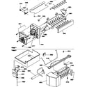 Amana TS518SW-P1183710WW ice maker assembly and parts diagram