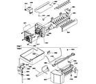 Amana TS518SW-P1183710WW ice maker assembly and parts diagram