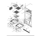 Amana TPI21A3E-P1182005WE cabinet shelving (tp22r3e/p1181603we) (tp22r3l/p1181603wl) (tp22r3w/p1181603ww) diagram