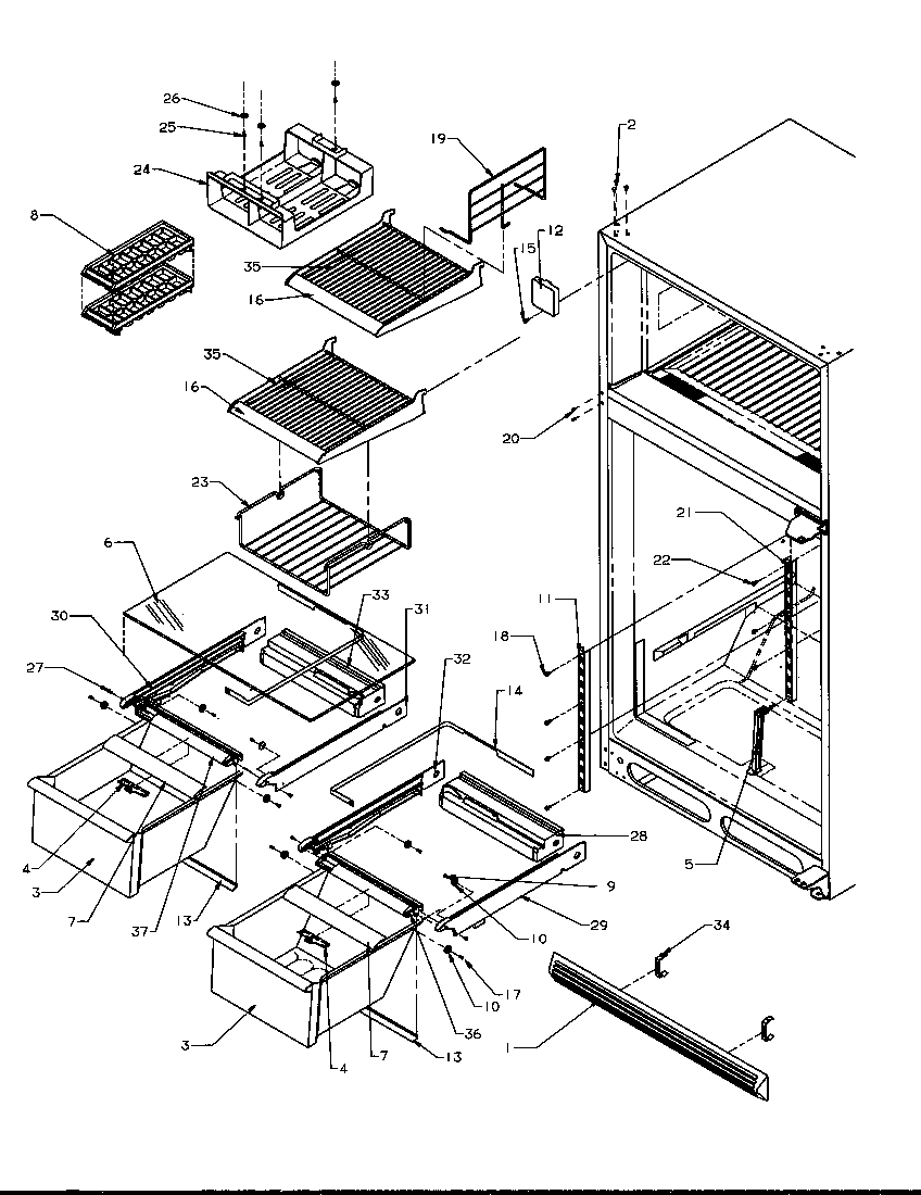 CABINET SHELVING (TP22R3E/P1181603WE) (TP22R3L/P1181603WL) (TP22R3W/P1181603WW)