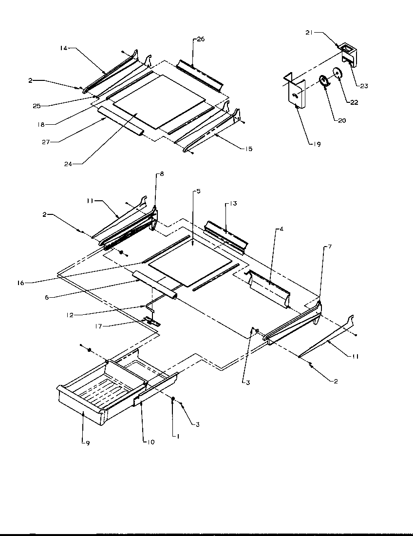 CABINET SHELVING (TP19R3E/P1181905WE) (TP19R3L/P1181905WL) (TP19R3W/P1181905WW) (TP22R3E/P1181603WE) (TP22R3L/P1181603WL) (TP22R3W/P1181603WW)