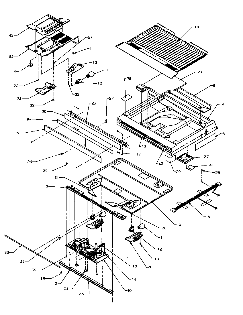 DIVIDER BLOCK (TP19R3E/P1181905WE) (TP21A3E/P1181503WE) (TP21A3L/P1181503WL) (TP21A3W/P1181503WW) (TP22R3E/P1181603WE) (TP22R3L/P1181603WL) (TP22R3W/P1181603WW) (TPI21A3E/P1182005WE) (TPI21A3L/P1182005WL) (TPI21A3W/P1182005WW)