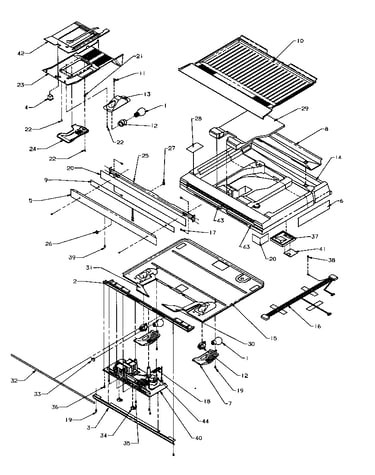 Divider block (tp19r3e/p1181905we) (tp21a3e/p1181503we) (tp21a3l/p1181503wl) (tp21a3w/p1181503ww) (tp22r3e/p1181603we) (tp22r3l/p1181603wl) (tp22r3w/p1181603ww) (tpi21a3e/p1182005we) (tpi21a3l/p1182005wl) (tpi21a3w/p1182005ww)