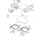 Amana TR518ITVW-P1180808WW shelving assemblies diagram