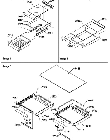 Shelving assemblies