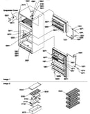 Door, hinges and accessories