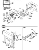 Evaporator and fan motor assemblies