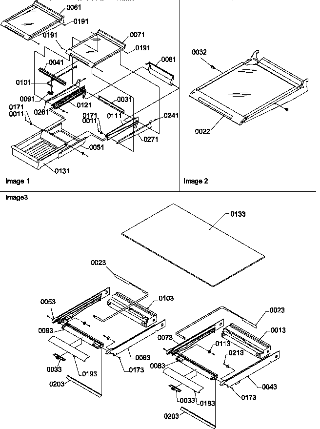 Shelving assemblies