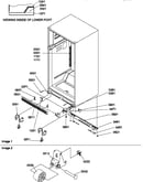 Ladders, lower cabinet and rollers