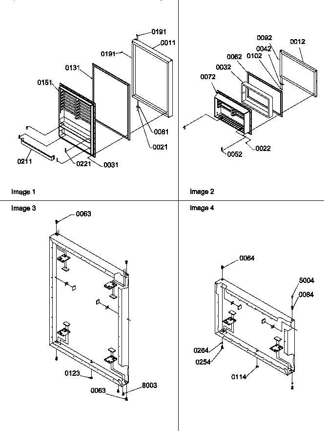 Door assemblies