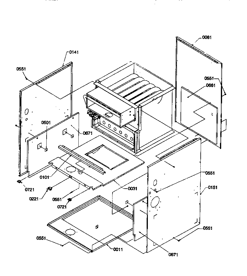 Outer cabinet