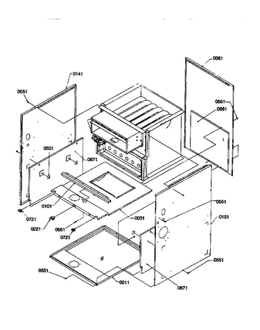 Outer cabinet