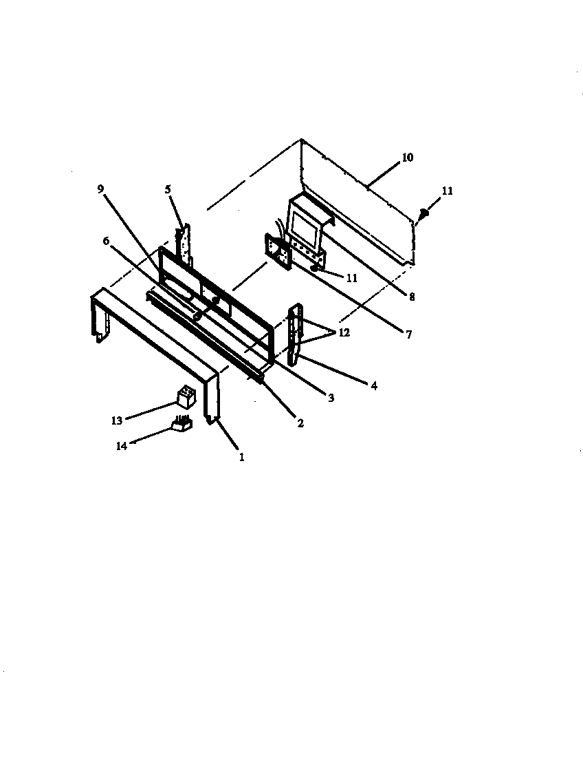 Backguard assy