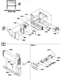 Evaporator and fan motor assemblies