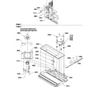 Amana TG18V1W-P1194604WW machine compartment diagram