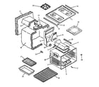 Caloric HCR306/P1139834NL main top and oven assembly (rst399ul/p1132621nl) (rst399ul/p1132622nl) (rst399ul/p1132635nl) (rst399ul/p1132642nl) (rst399ul/p1141267nl) (rst399uw/p1132621nw) (rst399uw/p1132622nw) (rst399uw/p1132635nw) (rst399uw/p1132642nw) (rst399uw/p1141267nw) diagram