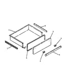 Storage drawer (rst399ul/p1132621nl) (rst399ul/p1132622nl) (rst399ul/p1132635nl) (rst399ul/p1132642nl) (rst399ul/p1141267nl) (rst399uw/p1132621nw) (rst399uw/p1132622nw) (rst399uw/p1132635nw) (rst399uw/p1132642nw) (rst399uw/p1141267nw)
