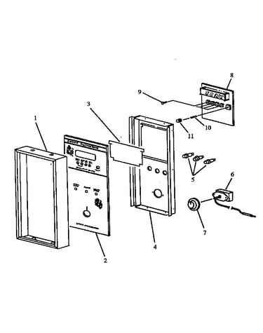 Control panel (hcr306/p1139833nl) (rst399ul/p1132621nl) (rst399ul/p1132622nl) (rst399ul/p1132635nl) (rst399ul/p1132642nl) (rst399ul/p1141267nl) (rst399uw/p1132621nw) (rst399uw/p1132622nw) (rst399uw/p1132635nw) (rst399uw/p1132642nw) (rst399uw/p1141267nw)
