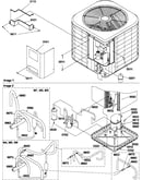 Outer cabinet/compressor/tubing