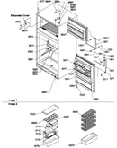 Door, hinges and accessories