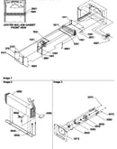 Evaporator and fan motor assemblies