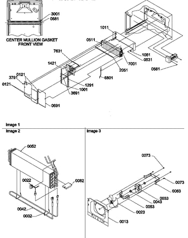Evaporator and fan motor assemblies